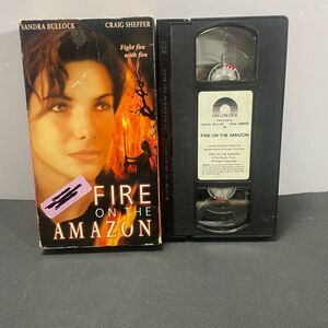 Fire on the Amazon (1993) VHS - Sandra Bullock, Craig Sheffer